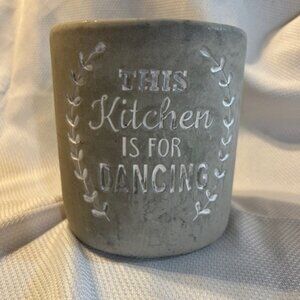 Home Essentials “This Kitchen Is For Dancing” Utensil Holder Crock